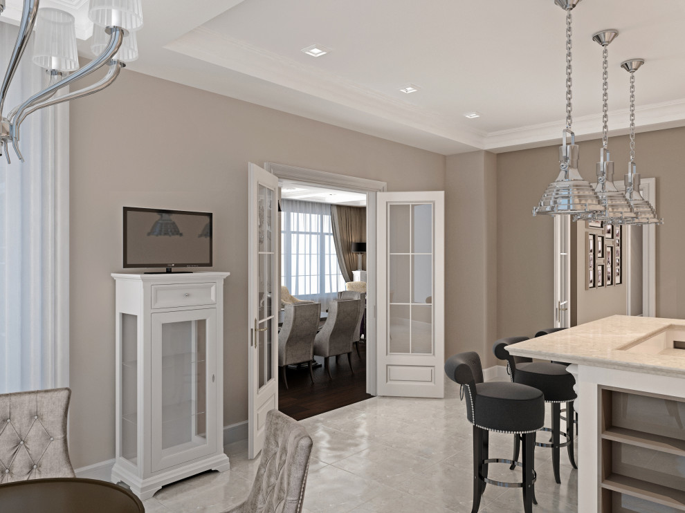 Дизайн интерьера Коттеджа 400 м2. г. Москва