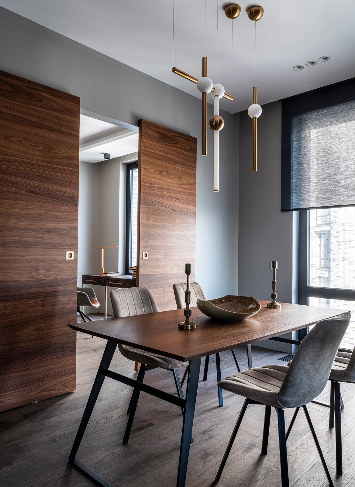 Реализованный проект квартиры 90м2 в ЖК Пресня сити