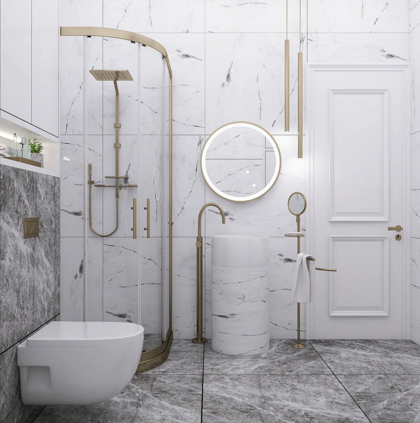 Неоклассика в оттенках нежной розы и сапфира