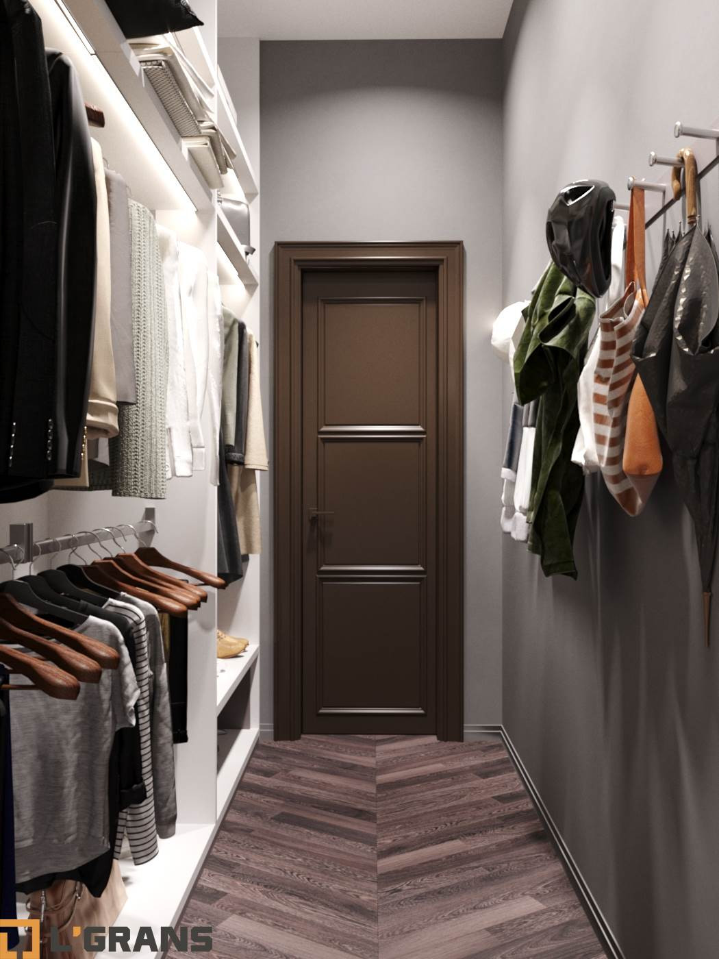 Дизайн проект интерьера квартиры в ЖК Гродеков