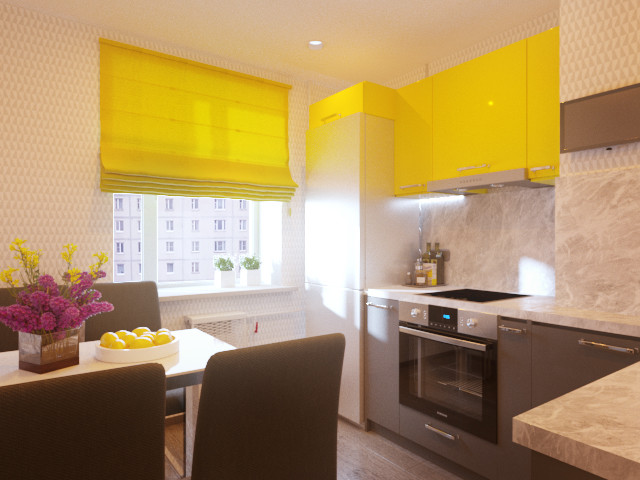 Обложка проекта: бюджетная кухня в Санкт-Петербурге