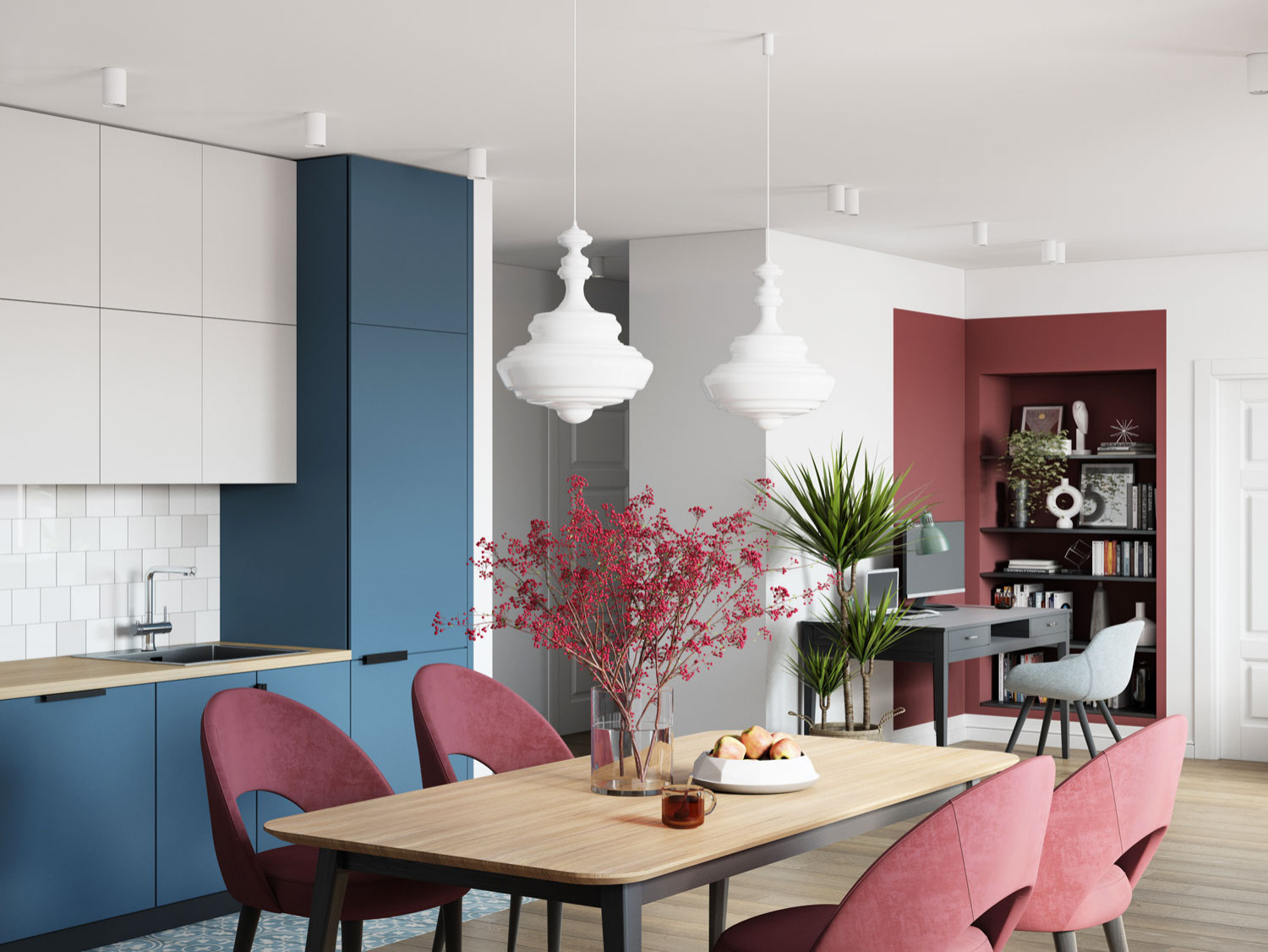 Трехкомнатная квартира для молодой семейной пары