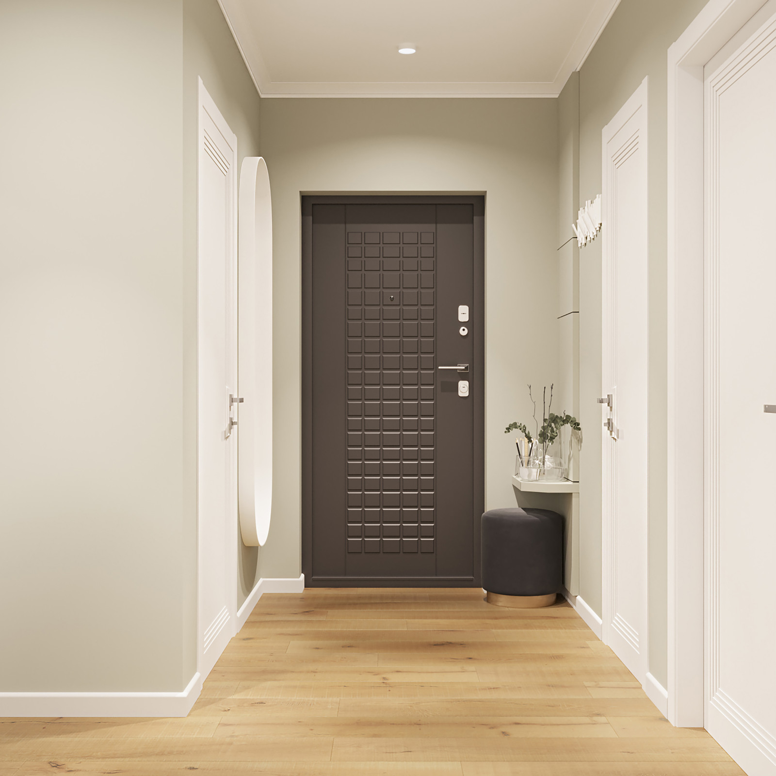 Дизайн-проект квартиры ЖК Поколения. S=78,3 м2