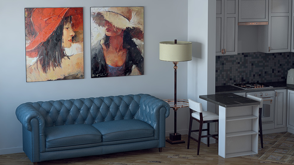 Визуализация квартиры студии: ЖК "Донской" Сергиев Посад