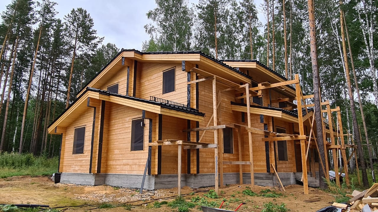 Дом из клееного бруса  Заповедник