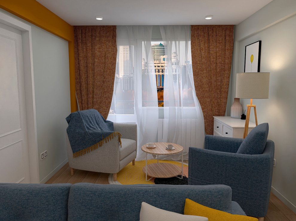 Сочный и бюджетный сканди интерьер