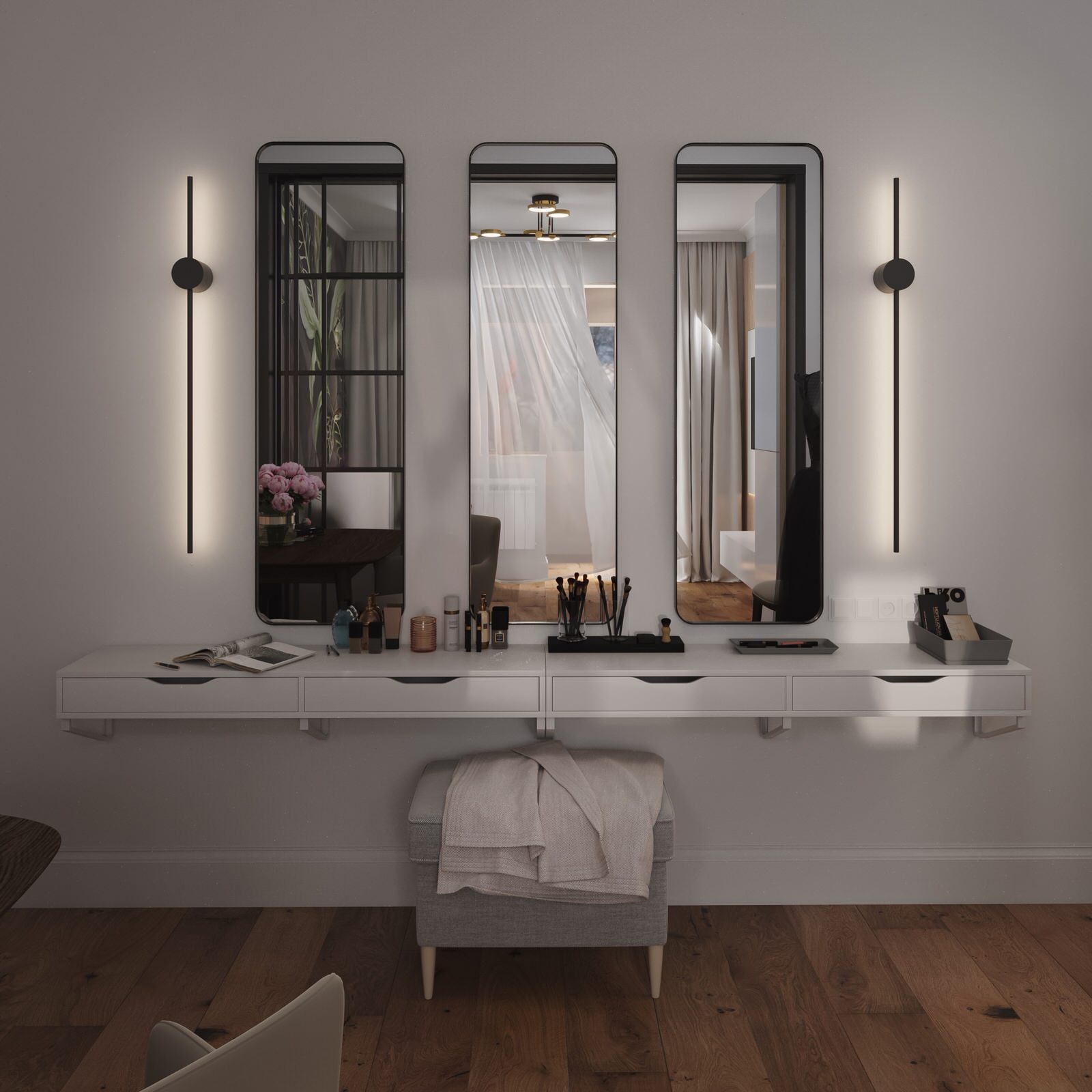 Концепция двухкомнатной квартиры