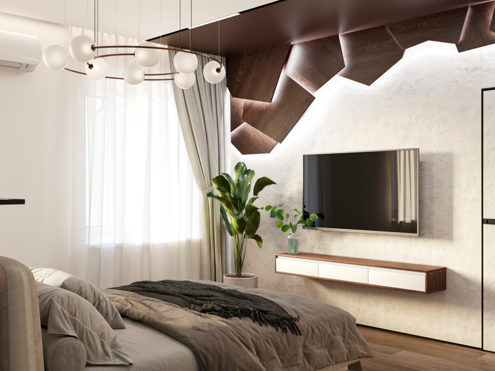 Спальня с зоной кабинета