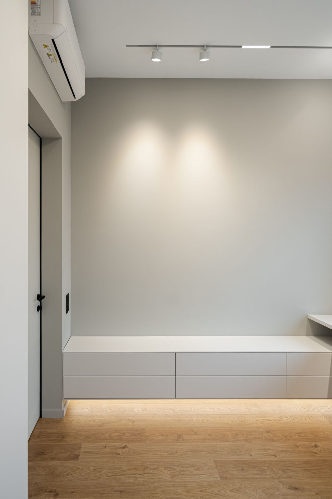 Серый минимализм | 58 кв.м.