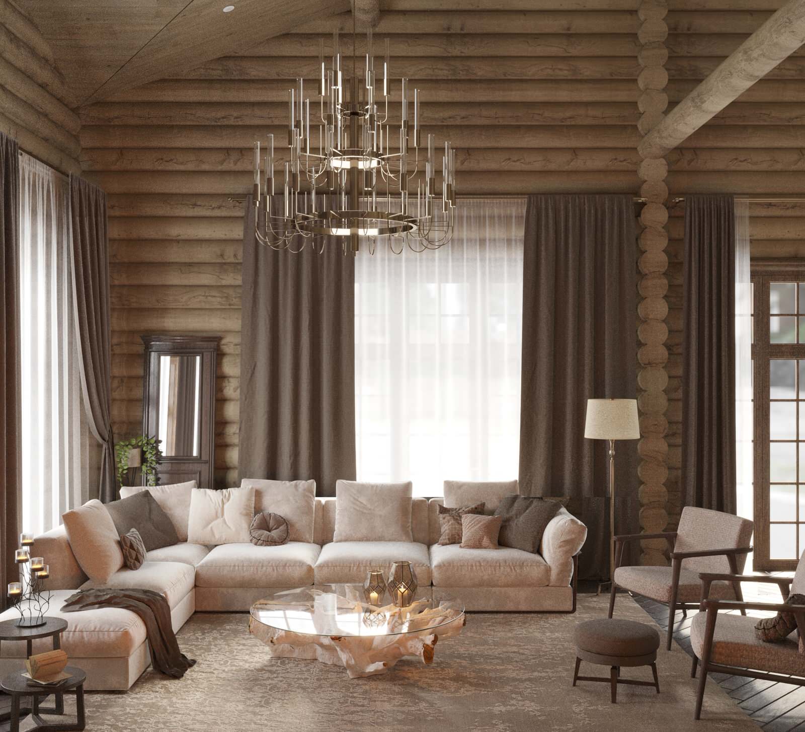 Дизайн интерьера дома 125 кв.м.