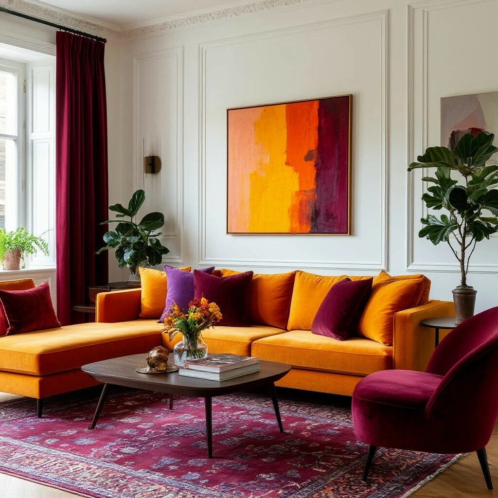 Золотая осень в интерьере