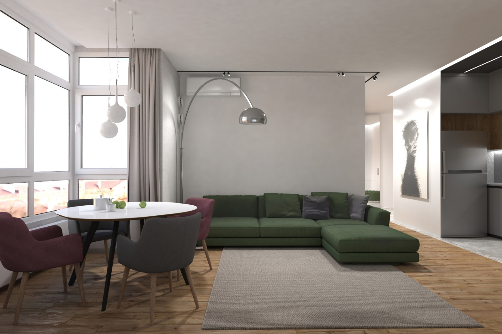 Квартира в новостройке 75 м2