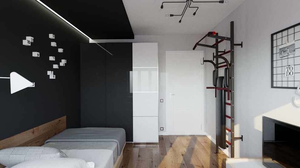 Трех-комнатная квартира для четырех человечной семьи.