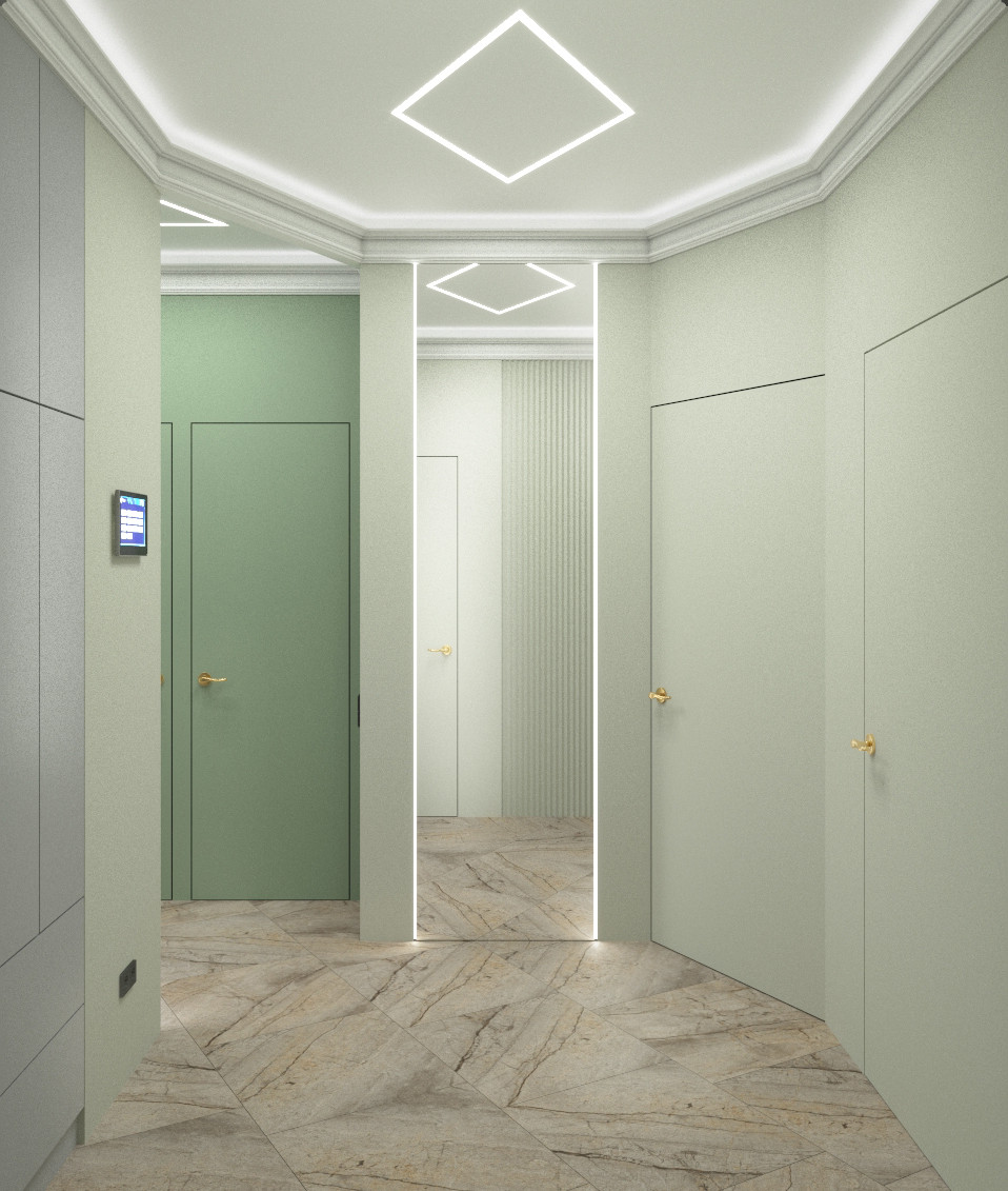 Квартира в доме ар-деко