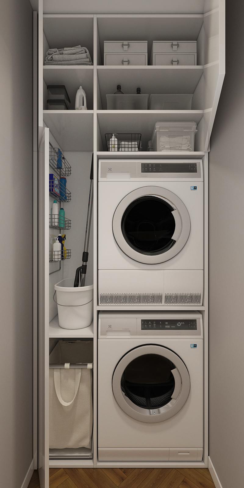 Интерьер квартиры 70 кв.м. для семьи с двумя детьми