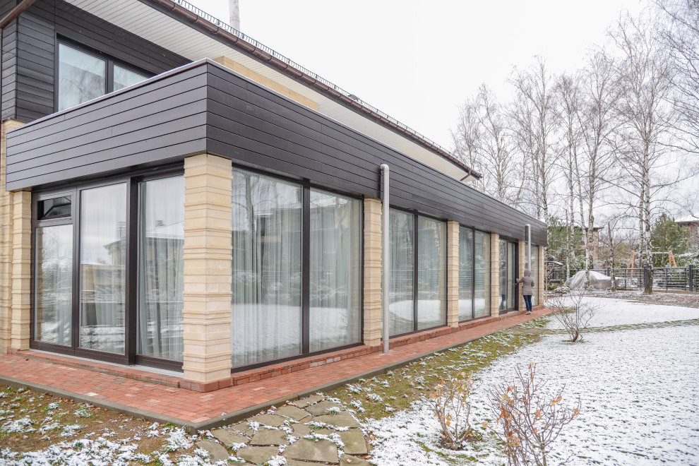 Остекление загородного дома