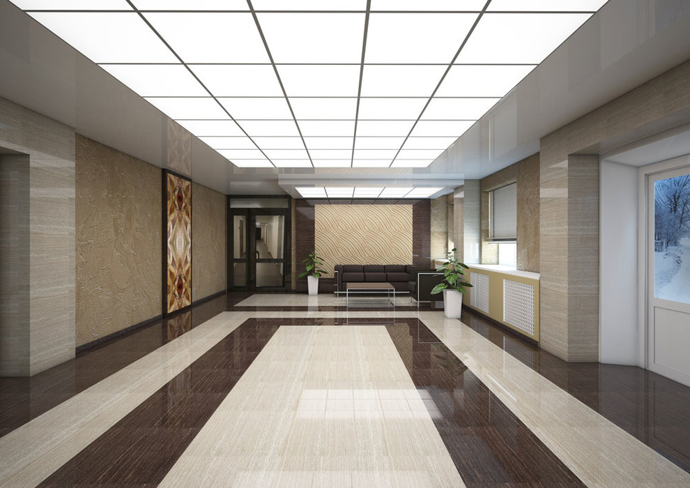 Дизайн холла ГБУ Самарской ОВЛ 75 кв.м