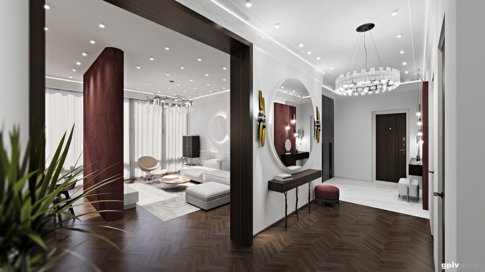 Прихожая в проекте ЖК Аэробус 150