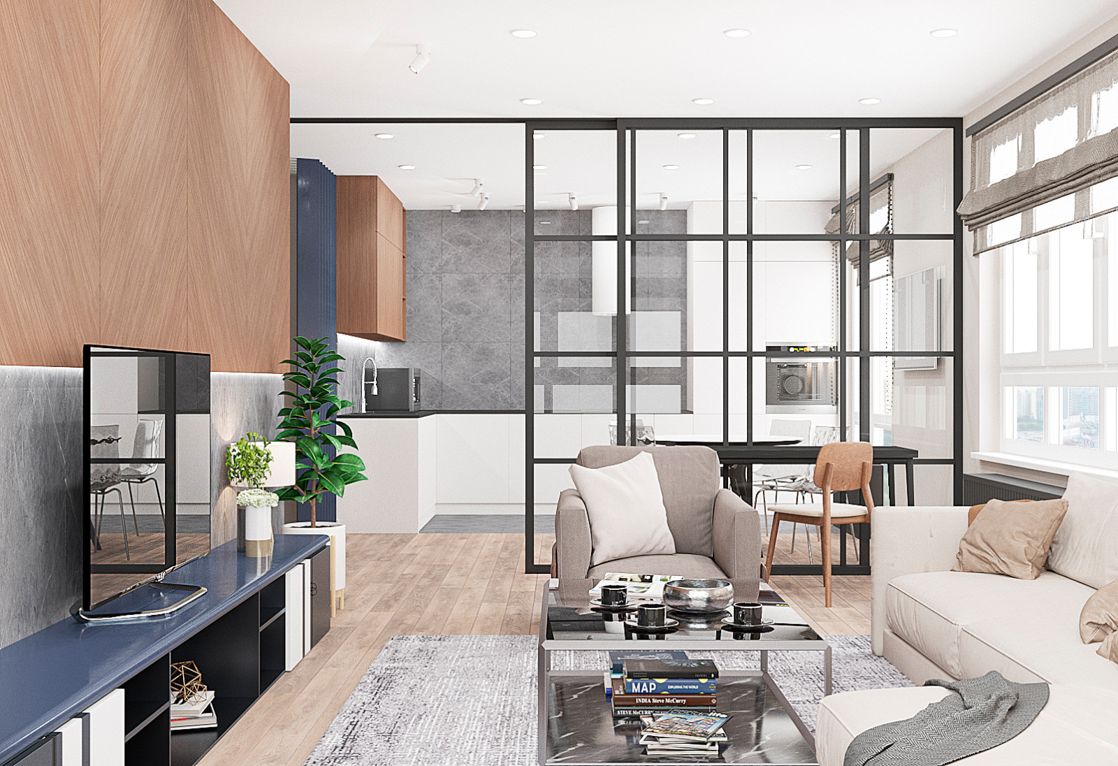 Кухня-гостиная