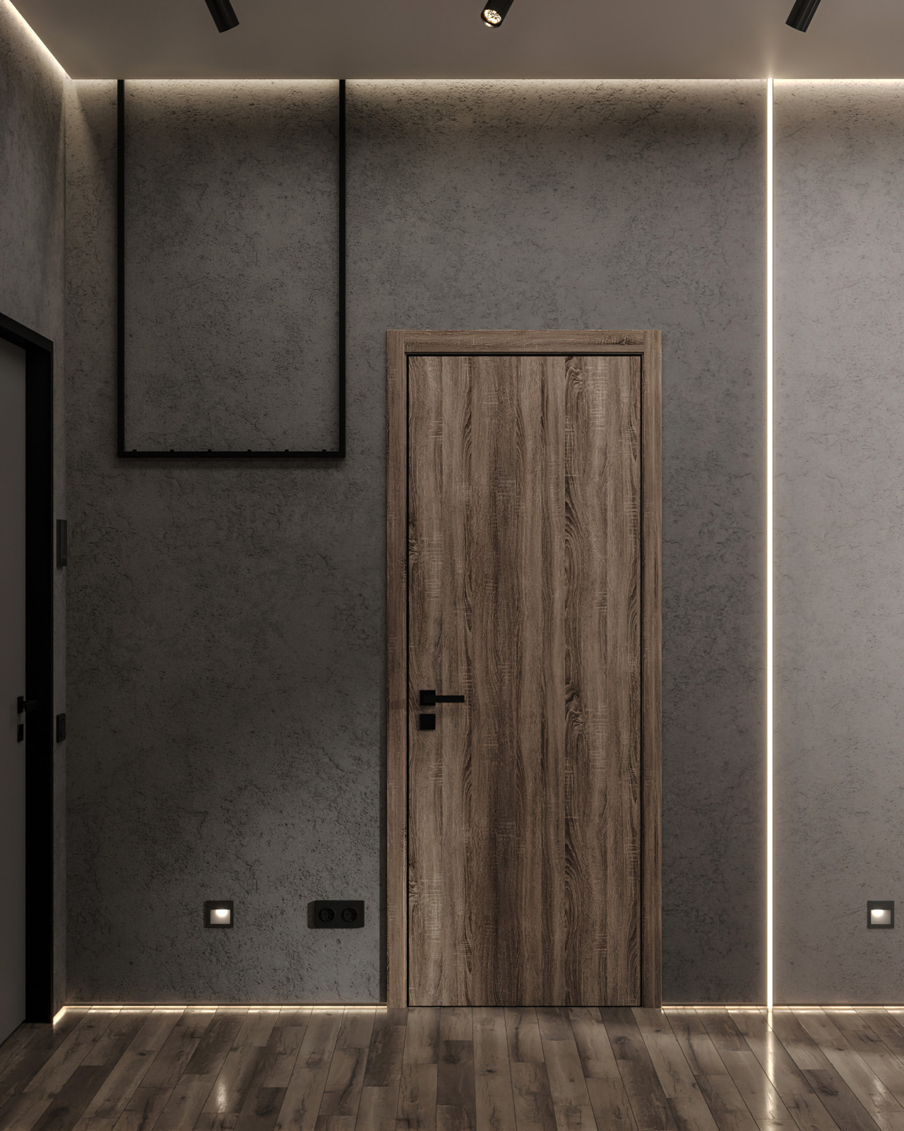 9. Gray house. Прихожая
