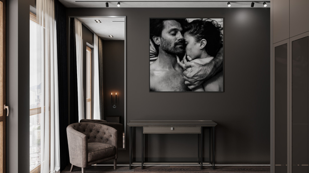 Дизайн спальни и сан узлов