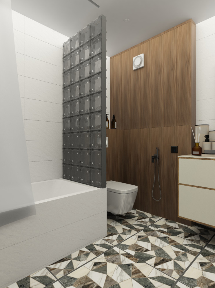 Санузел из проекта 3-х комн квартиры