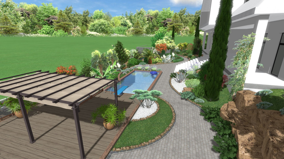 Приусадебный участок индивидуального жилого дома