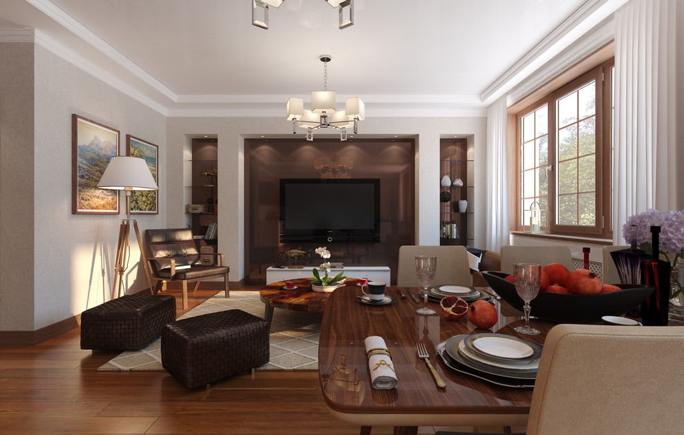 Гостиная в стиле ар-деко