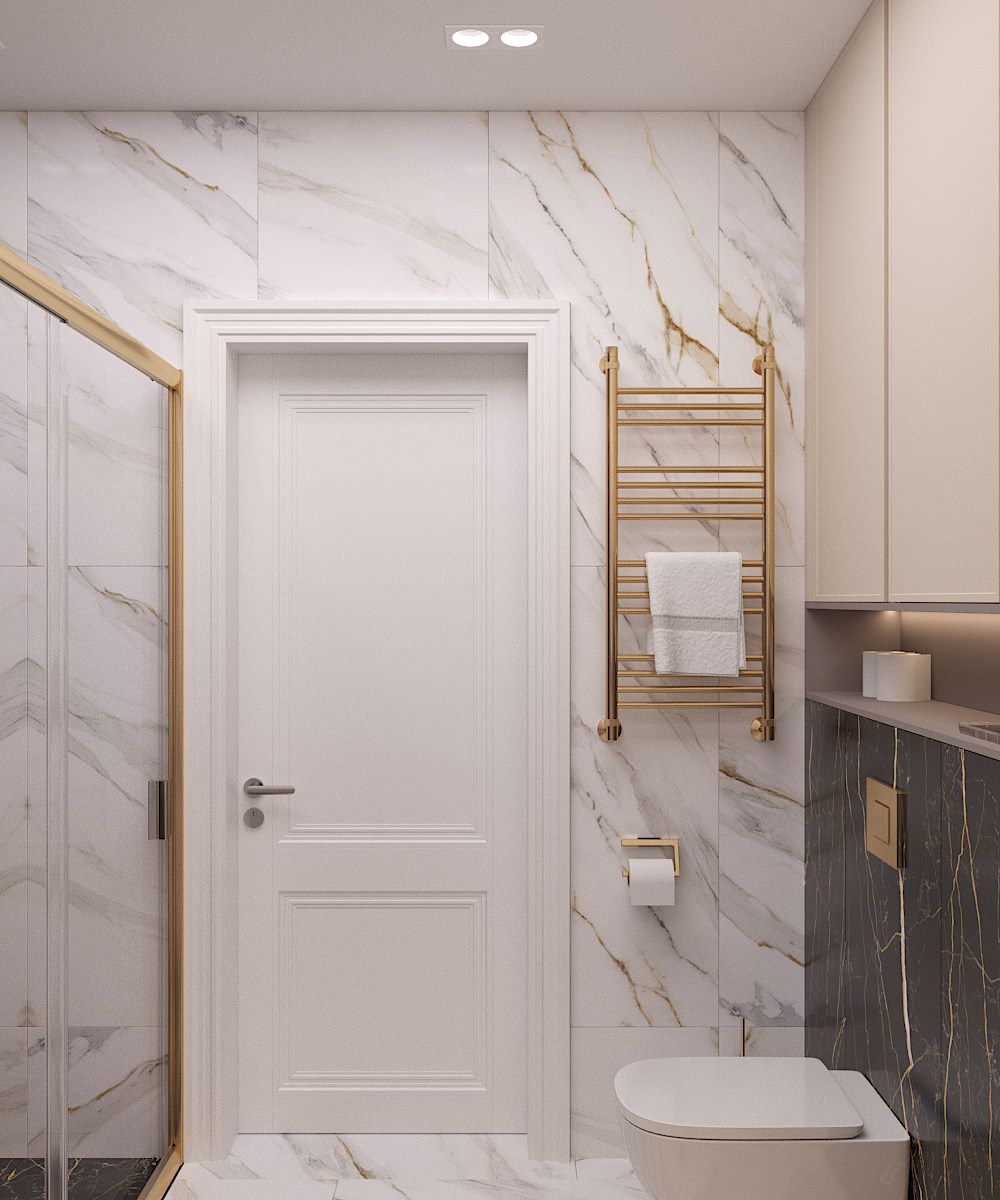 Дизайн проект ванной комнаты