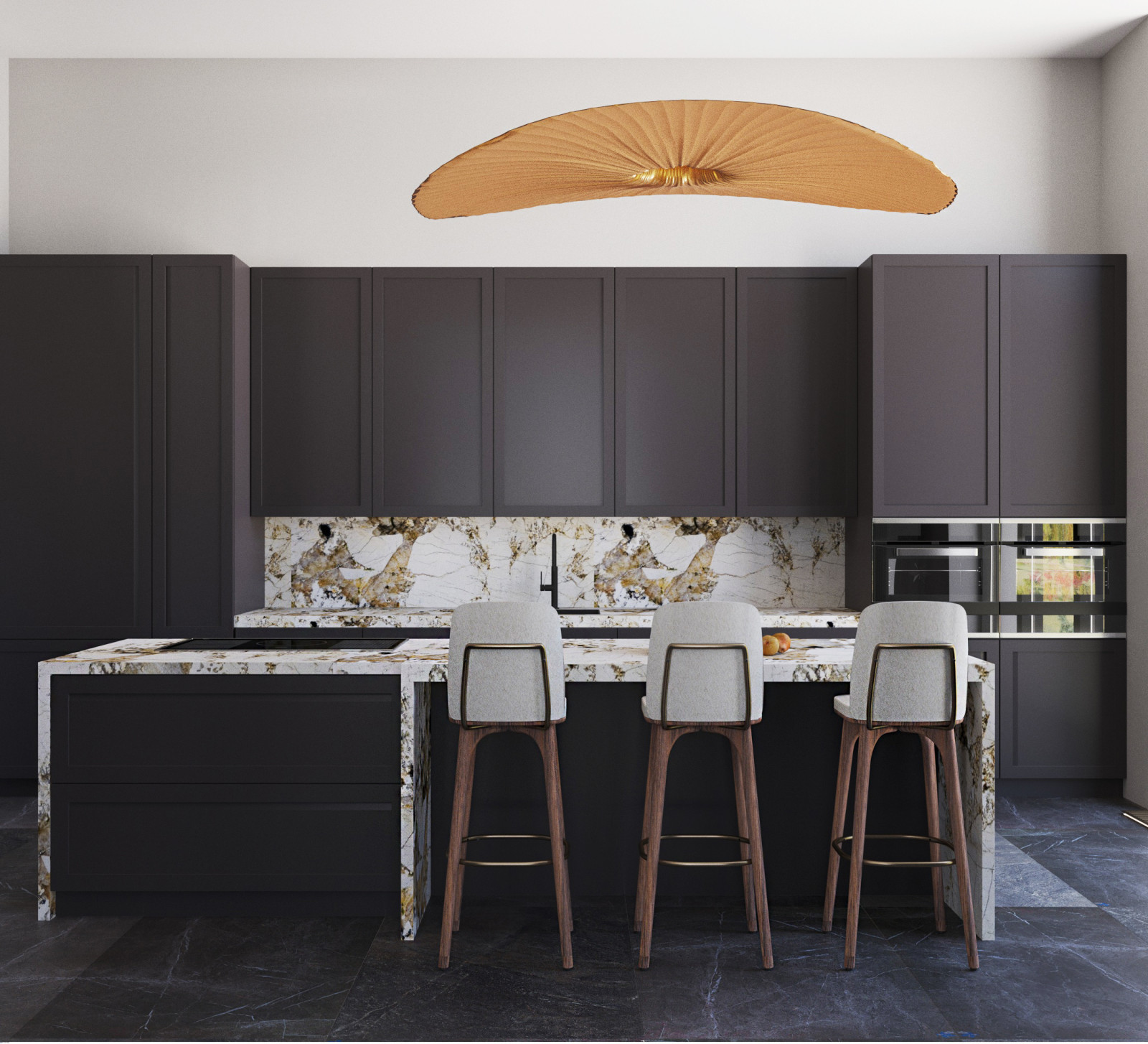 Проект кухни и столовой в доме, Владимирская область