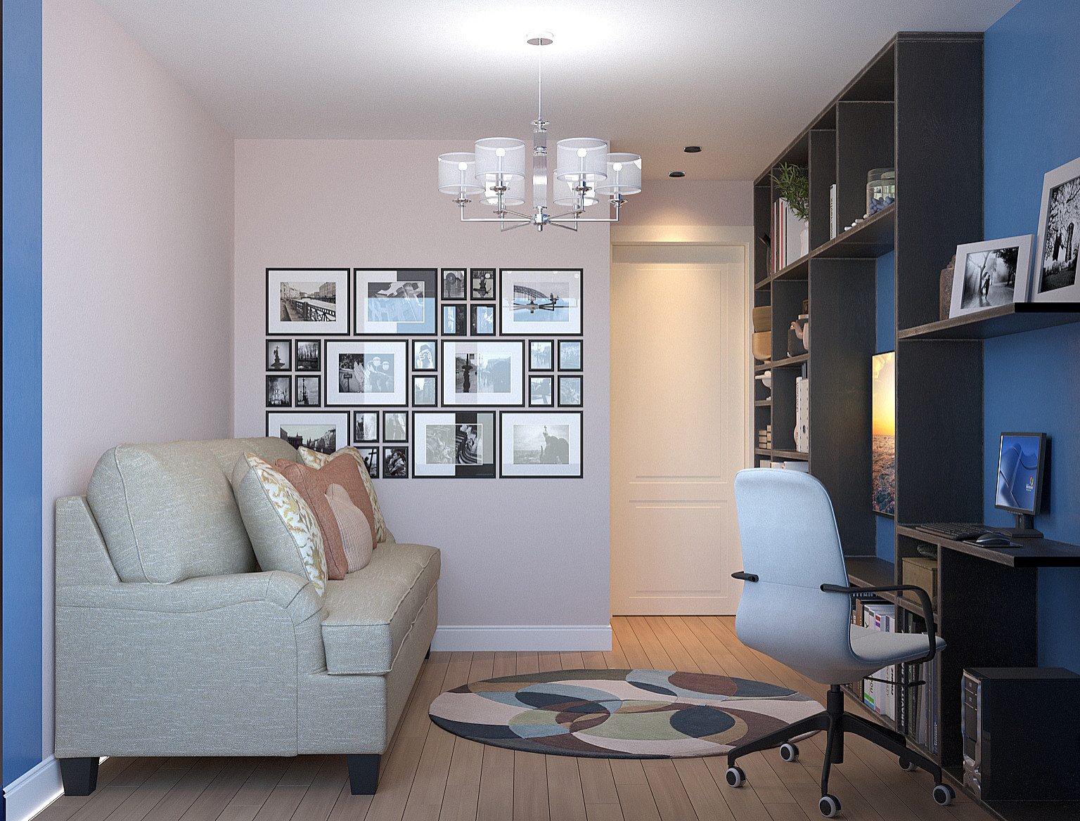 Проект квартиры 65 кв метров "НЕО"