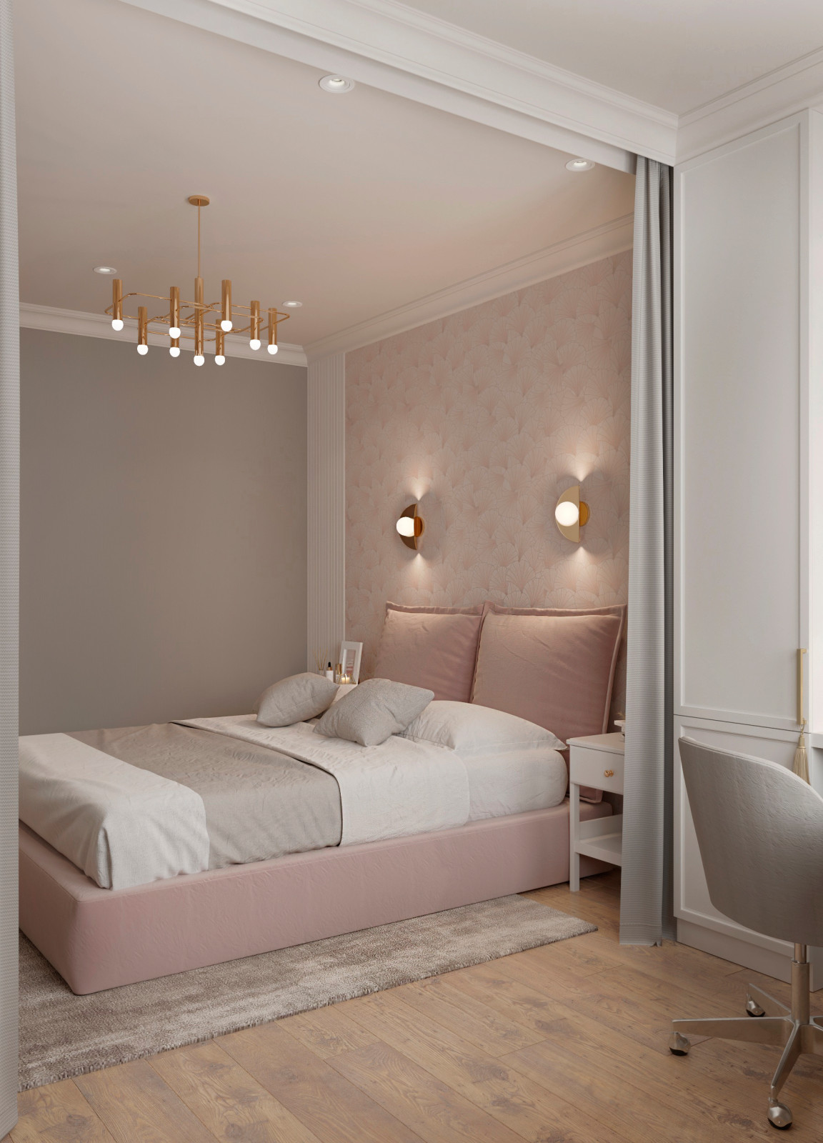 г. Краснодар, квартира для молодой девушки 41,5 кв.м.