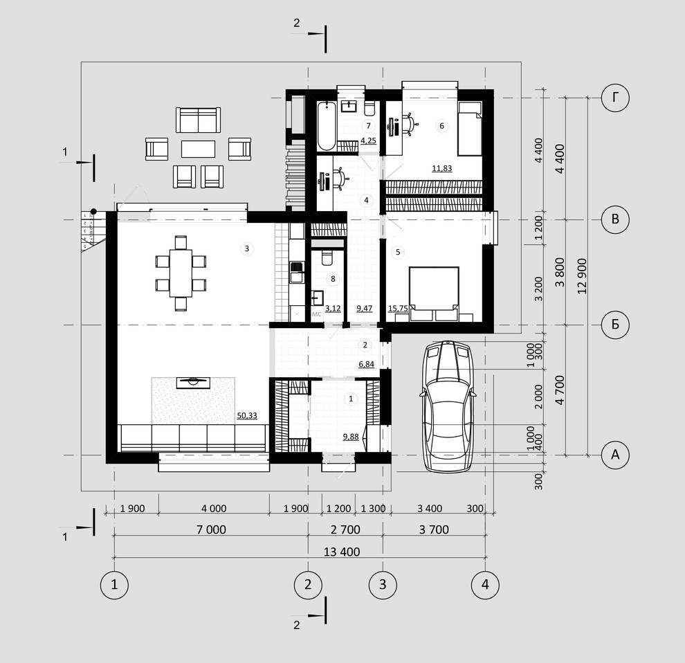 Обложка проекта: Конкурсный проект "Меандр-дом"