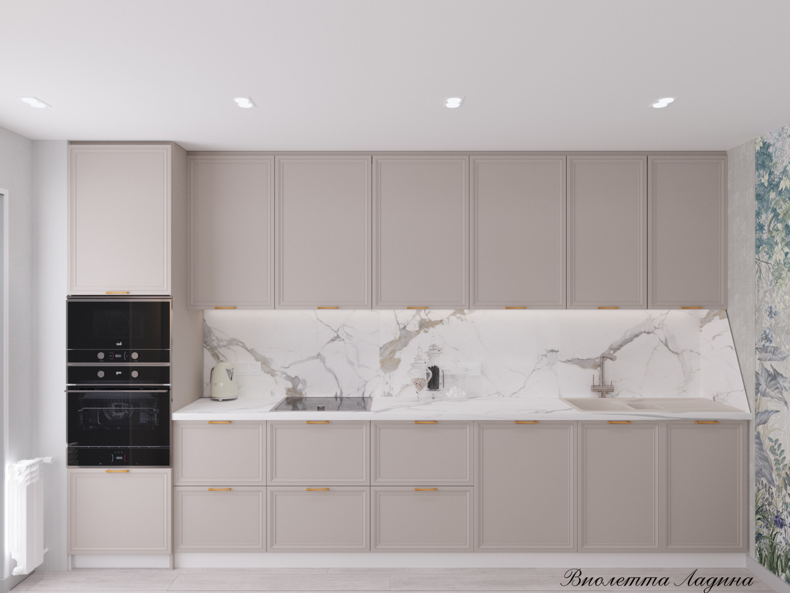 Квартира  в светлых тонах.. Двушка.