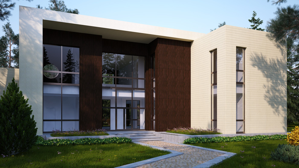 Обложка проекта: Эскизный проект дома в подмосковье