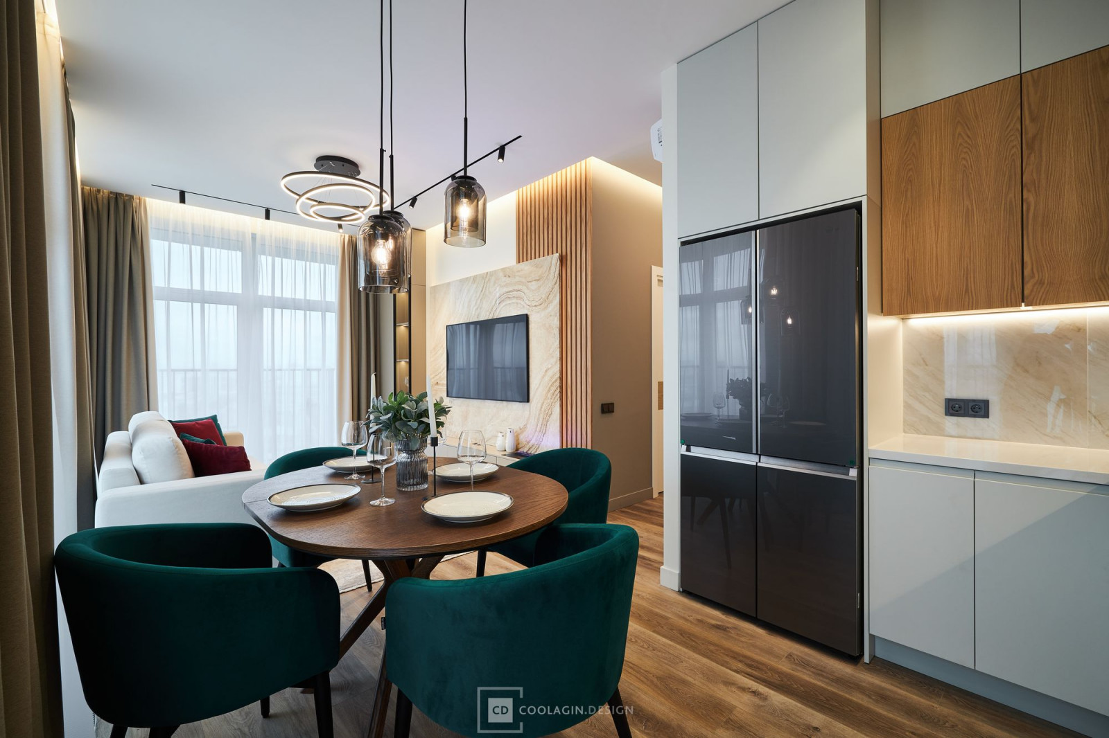 Современный интерьер с элементами советского шика