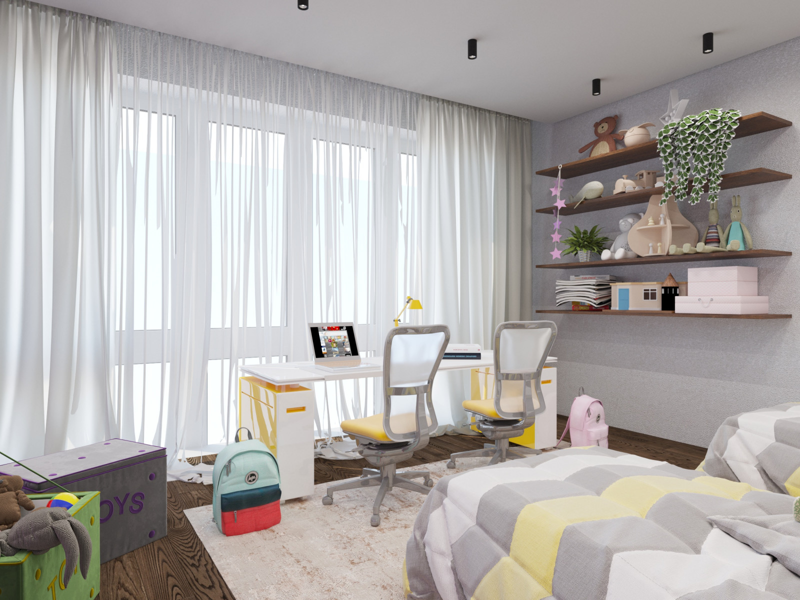 Современный интерьер двухуровневой квартиры