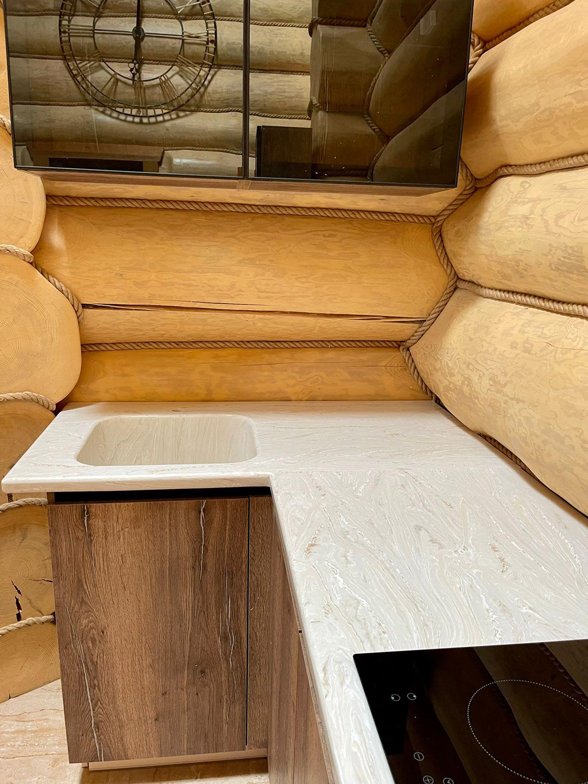 Столешница и кухонный остров из камня Grandex