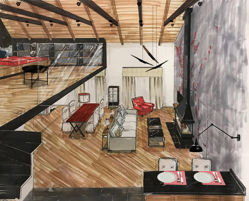 Interior Sketch - Эскизы интерьеров