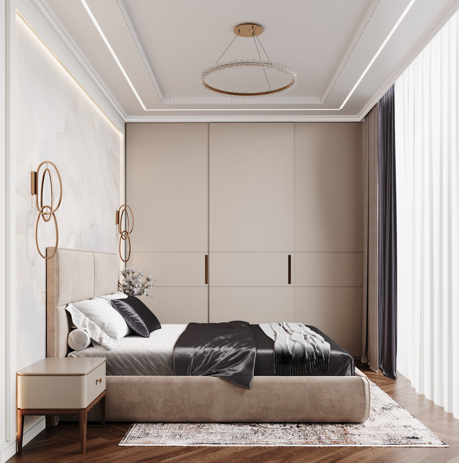 Трехкомнатная квартира 100 кв.м