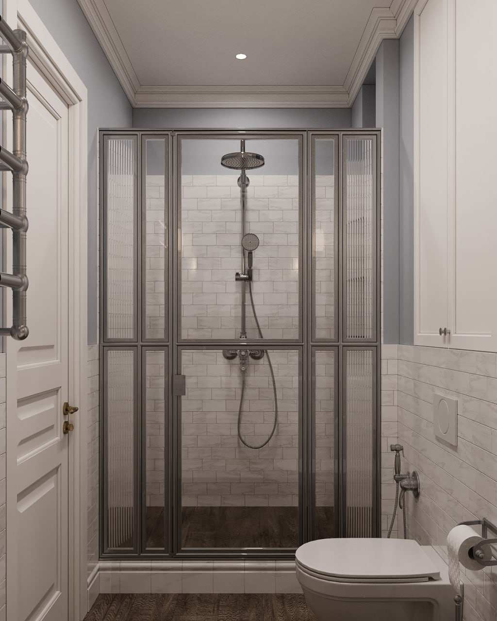 Дизайн-проект квартиры в "Сталинке" в классическом стиле