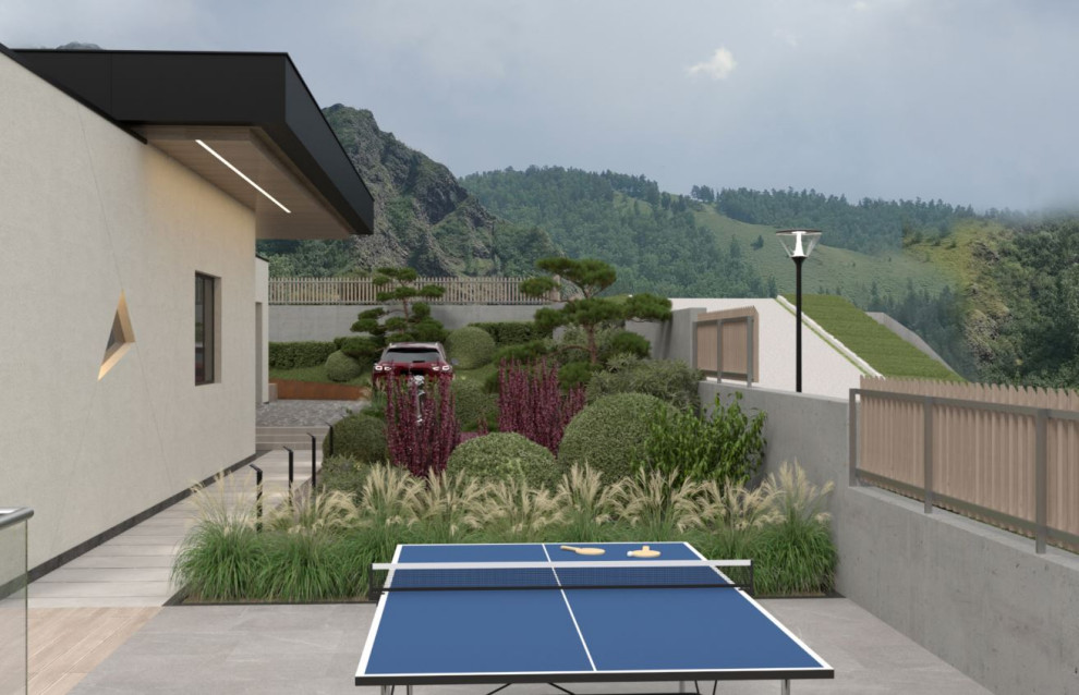 Ландшафтное благоустройство Базайская.