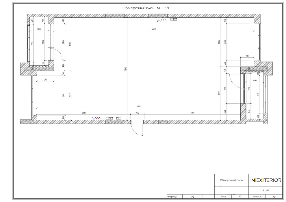 Обмерные планы: 22 примера из портфолио российских дизайнеров