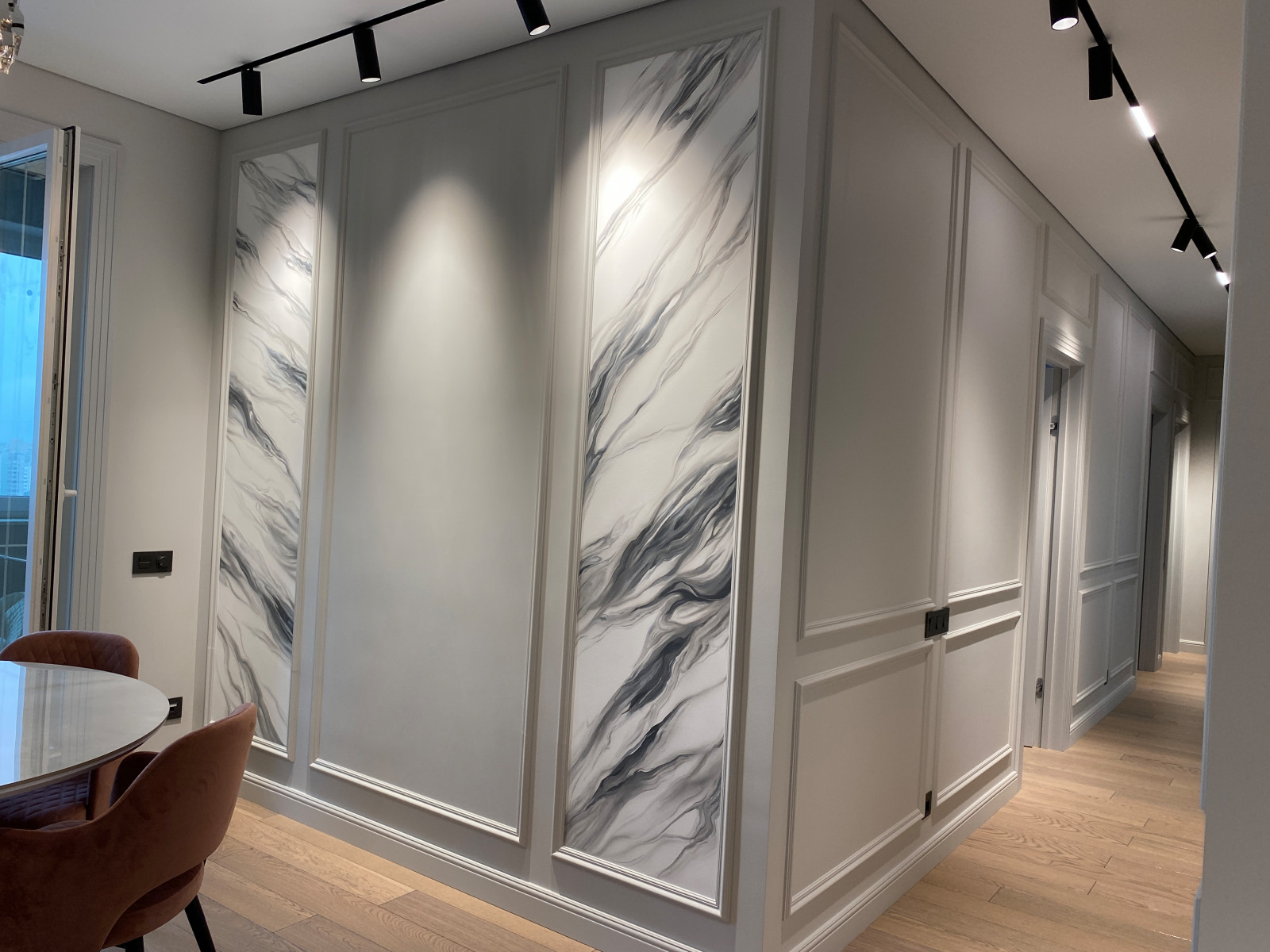 Кухня гостиная в ЖК Скандинавия