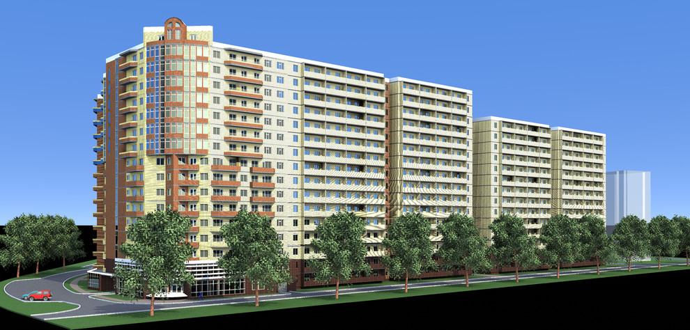 Жилой дом в микрорайоне Запад