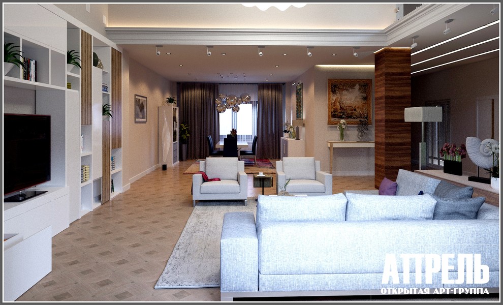 Коттедж для творческой семьи с детьми