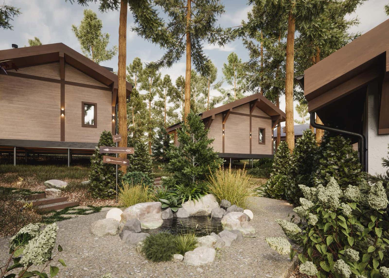 Лесные просторы