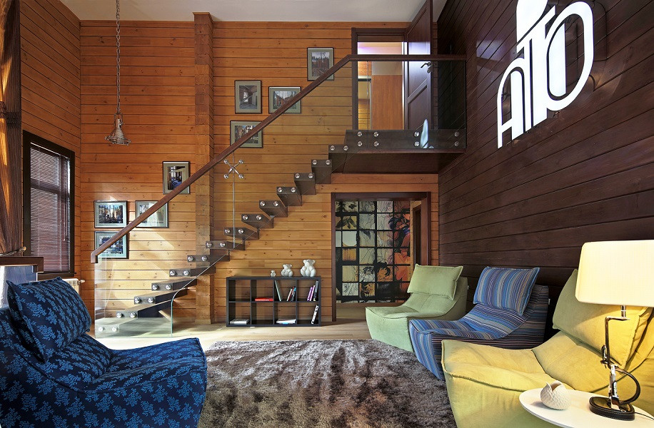 Загородный дом из бруса в элитном посёлке