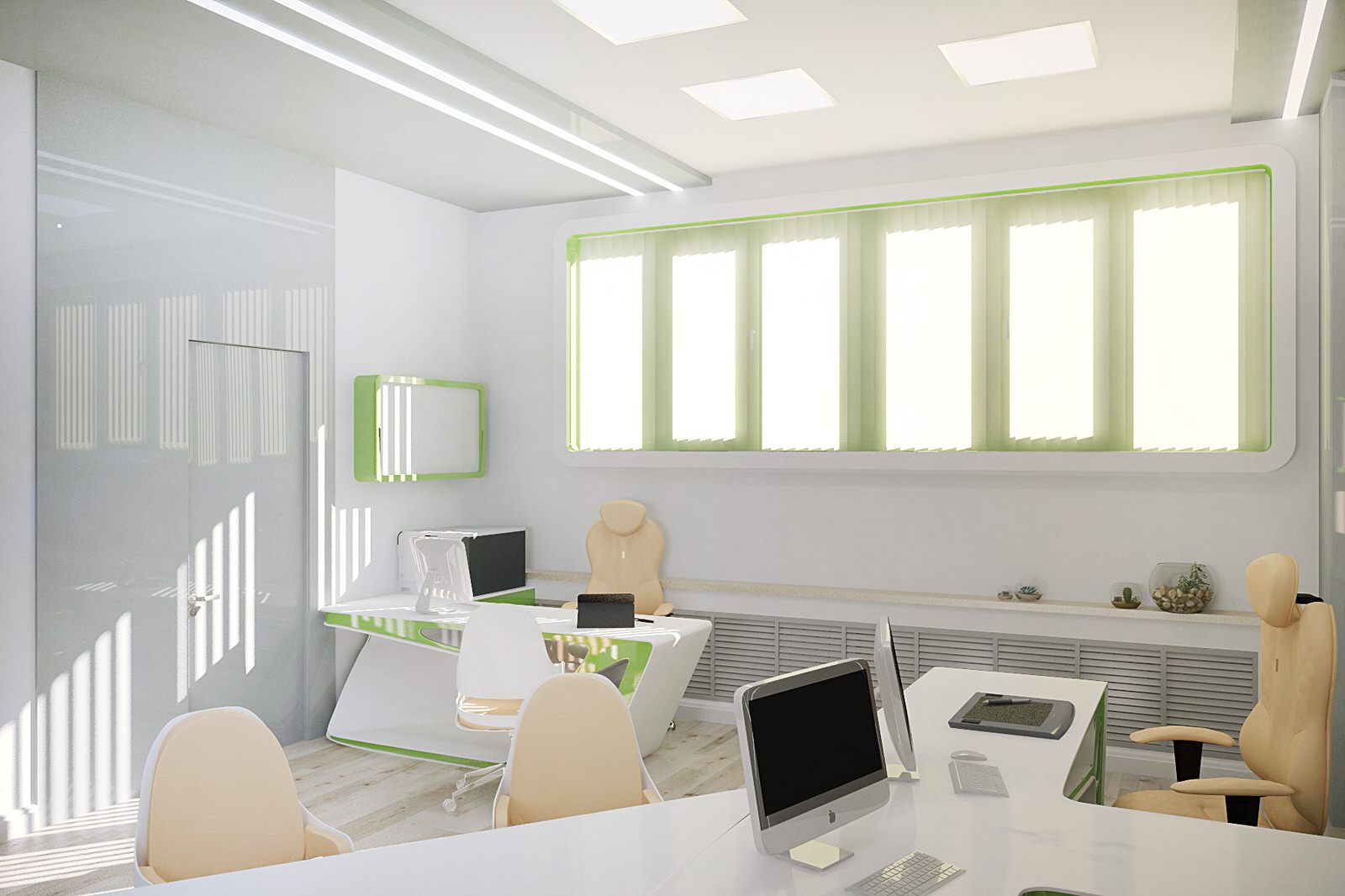 Обложка проекта: Офис в Футуристичном Стиле