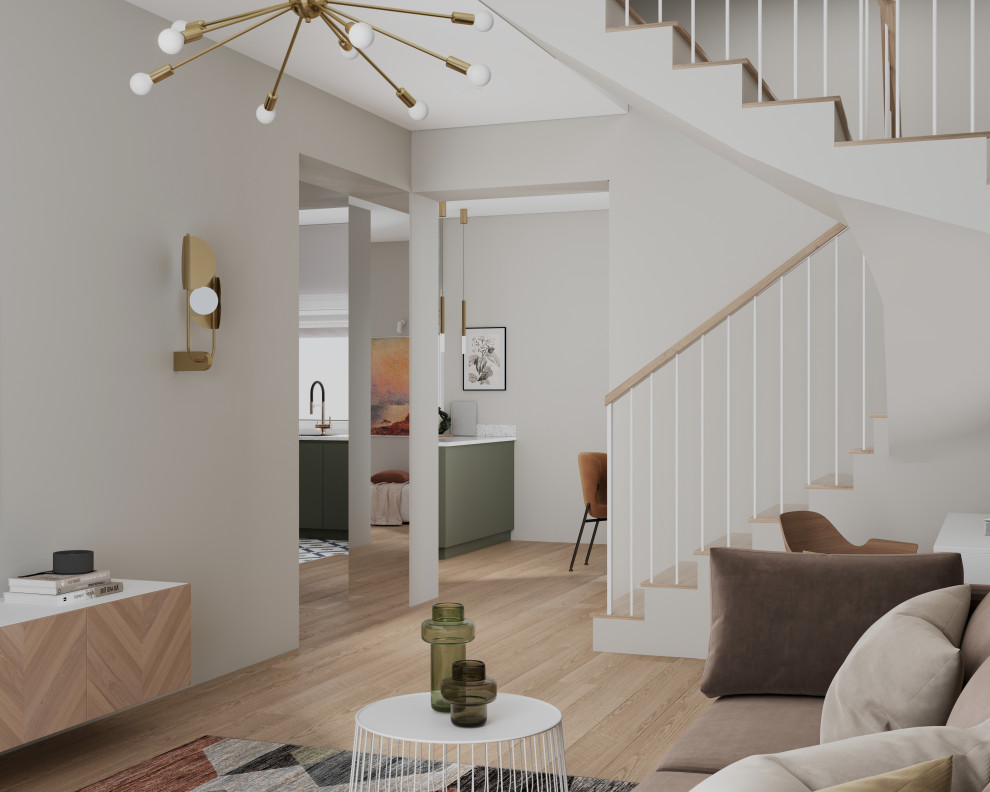 Частный дом с небольшой высотой потолков